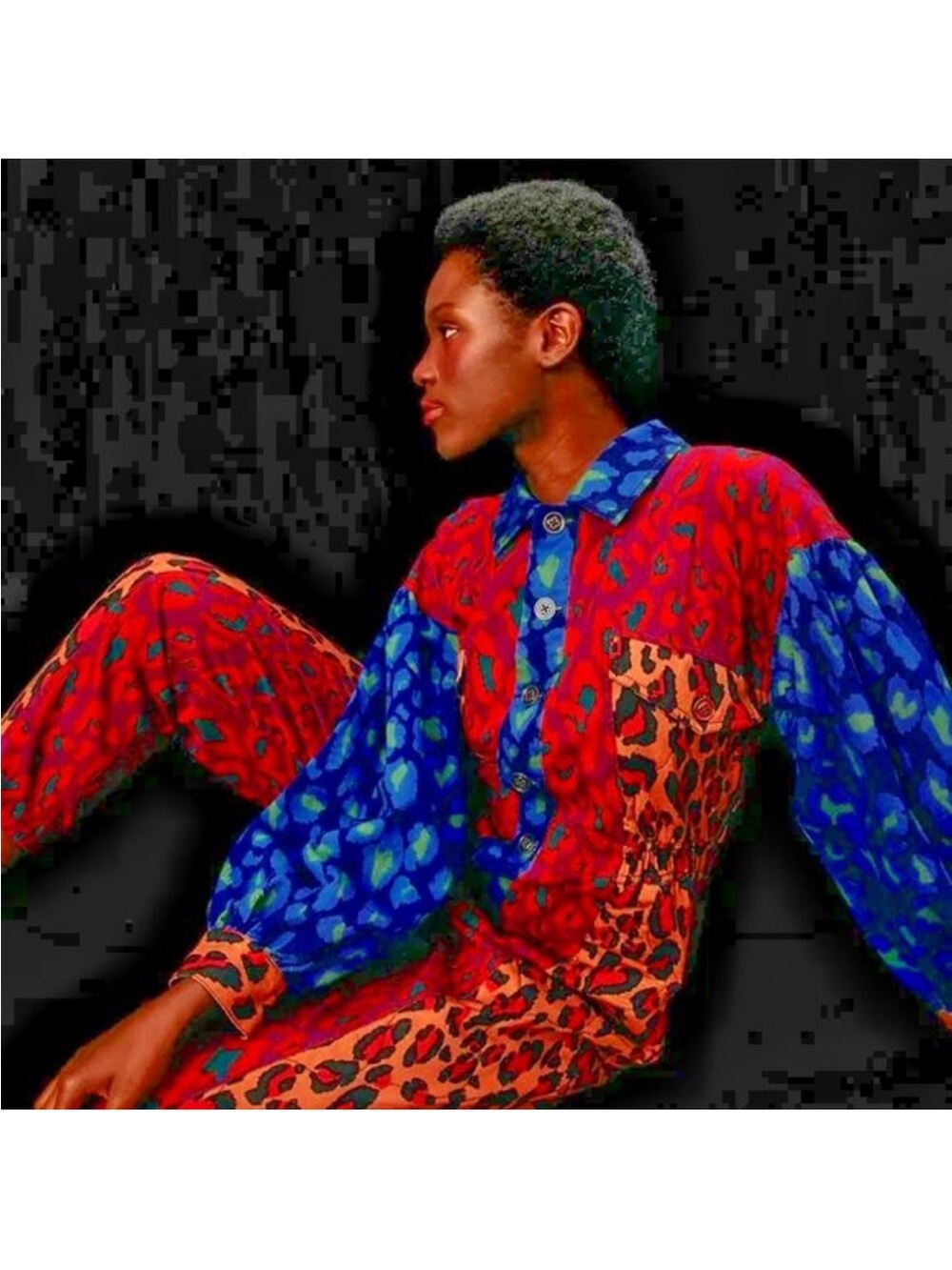 Farm Rio Leopard Print Jumpsuit multi print - Picture 7 of 9
